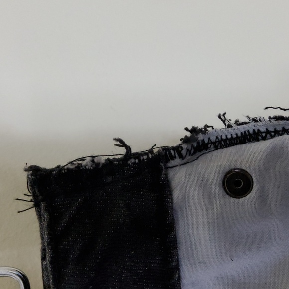 Disney Mickey Mouse Black Frayed Hem Women's ShortsSize 28 - Picture 5 of 7